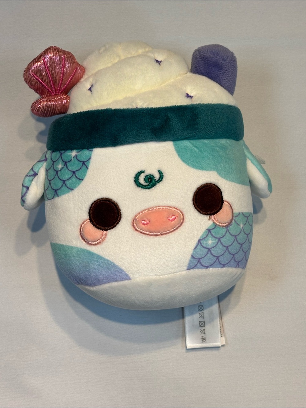 Cuddle Barn PlushGoals Lil Series Mermaid Mooshake Cow Plush